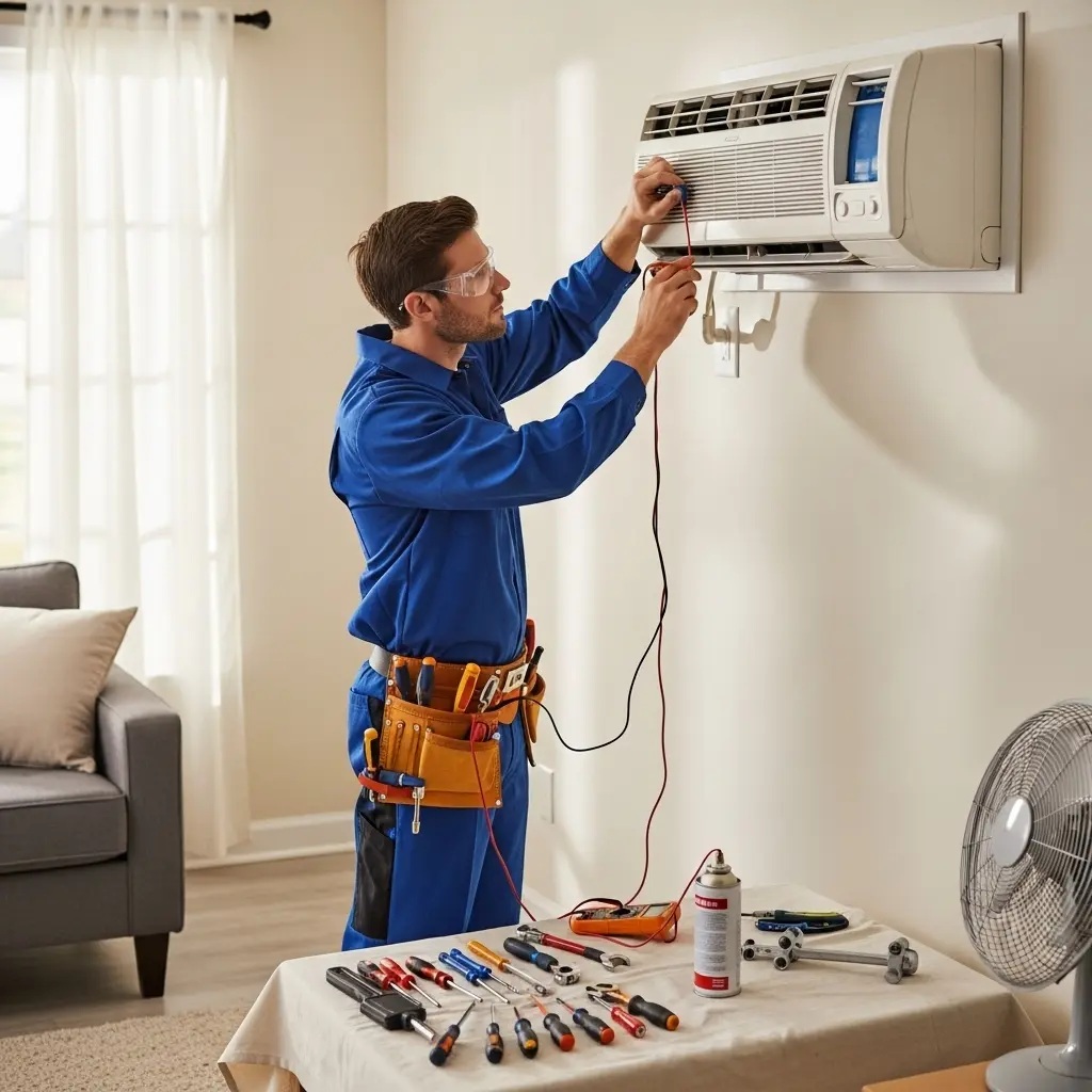 Haymana Fujitsu Fujitsu klima gaz dolumu ve bakım – Enerji verimliliği artırıldı. - Teknik servis örneği